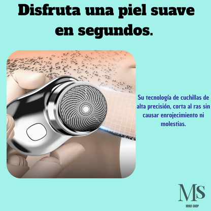 Mini Afeitadora Portátil Recargable