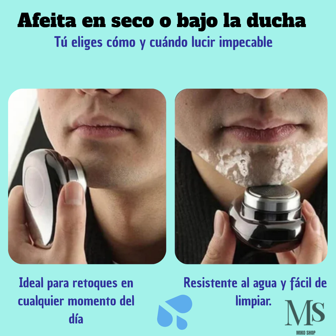 Mini Afeitadora Portátil Recargable