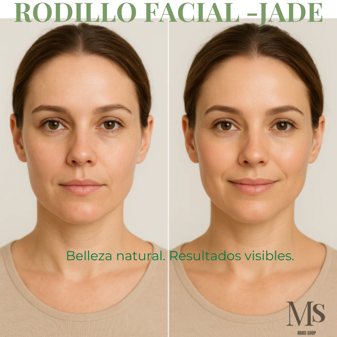 Rodillo de Jade Para Masaje Facial