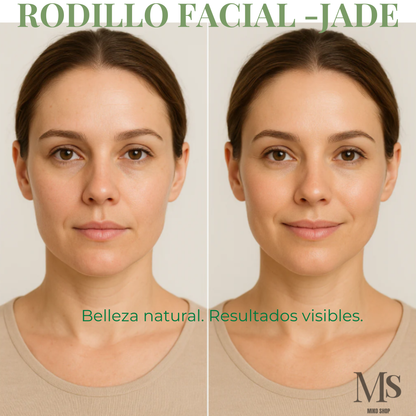 Rodillo de Jade Para Masaje Facial