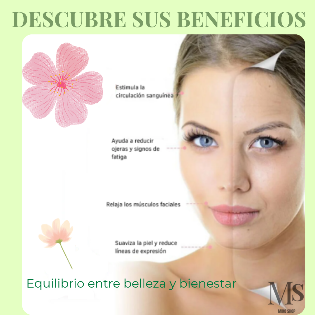 Rodillo de Jade Para Masaje Facial