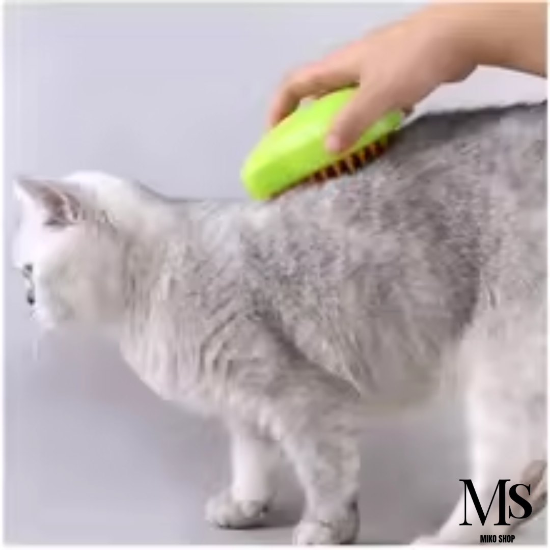 Cepillo A Vapor Para Mascotas 3 en 1